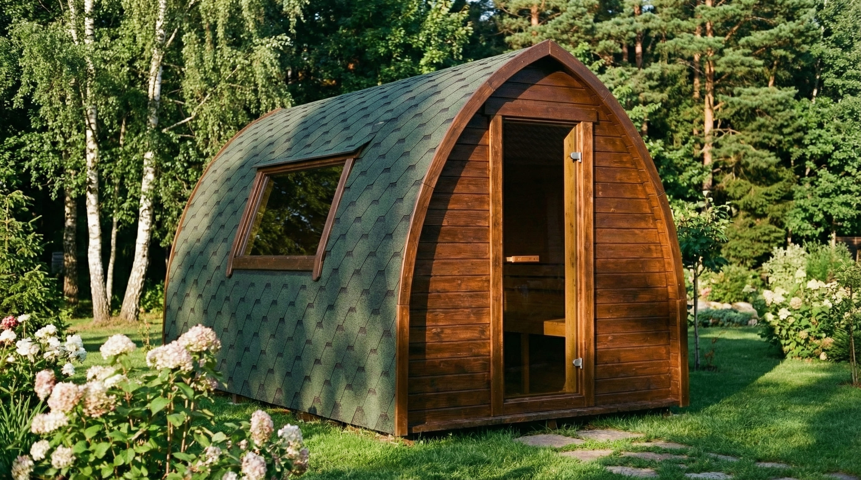 Trikampė iglu pirtis